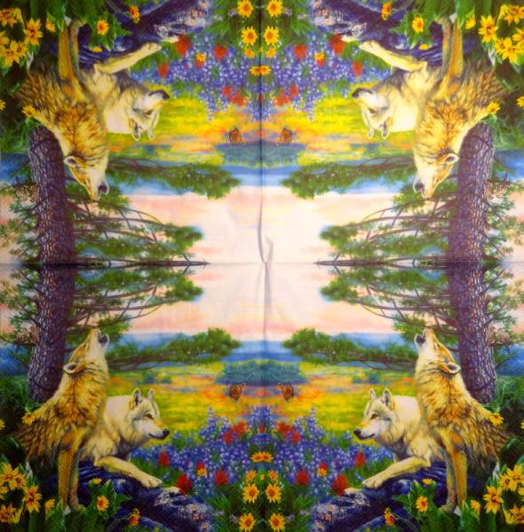 054 Animals Autumn - 3-ply - CS